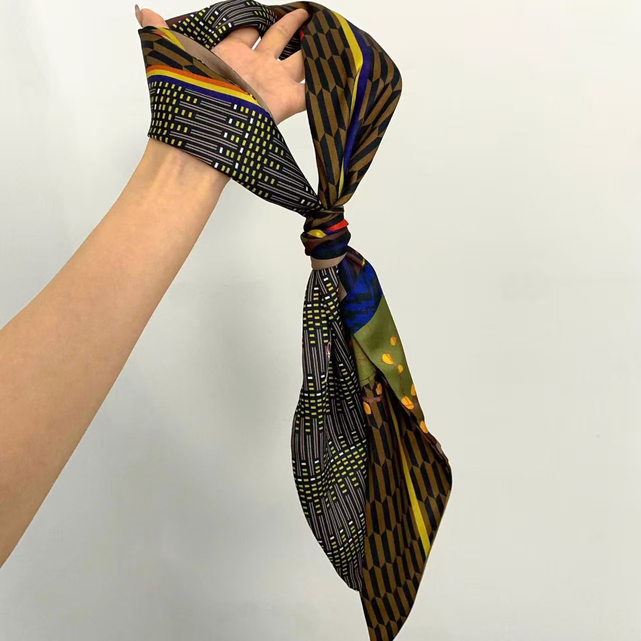 Luxury Print Long Hair Ribbon  - Face Scarf Mask review and price
