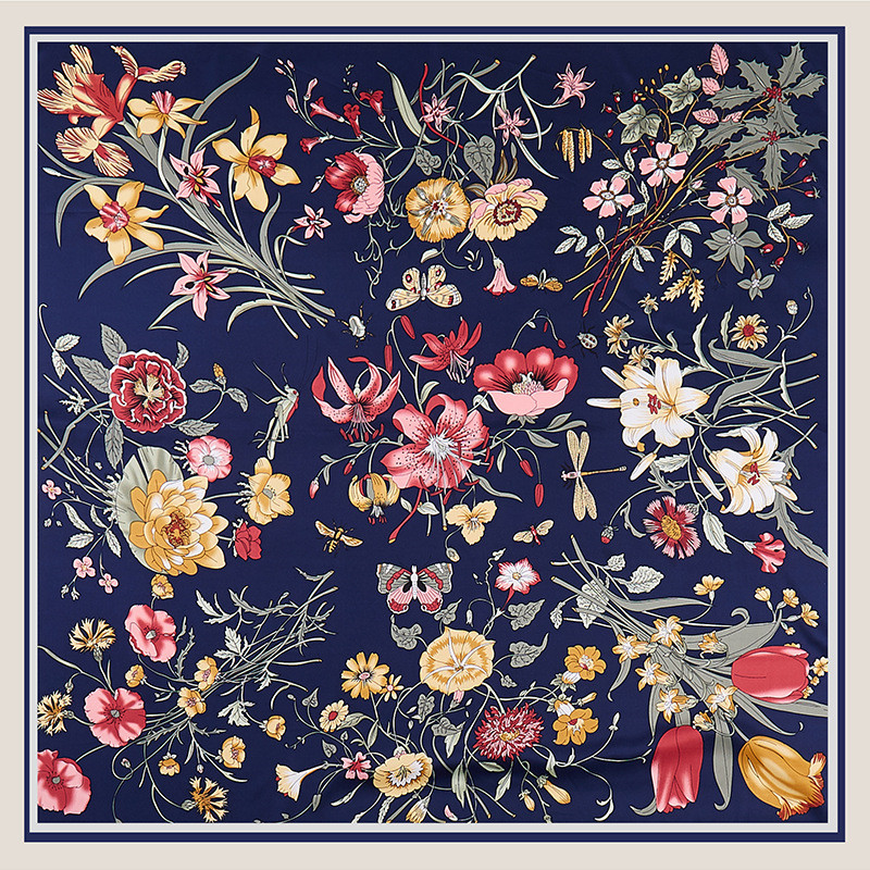 POBING Twill Silk Scarf Women  - Face Scarf Mask review and price