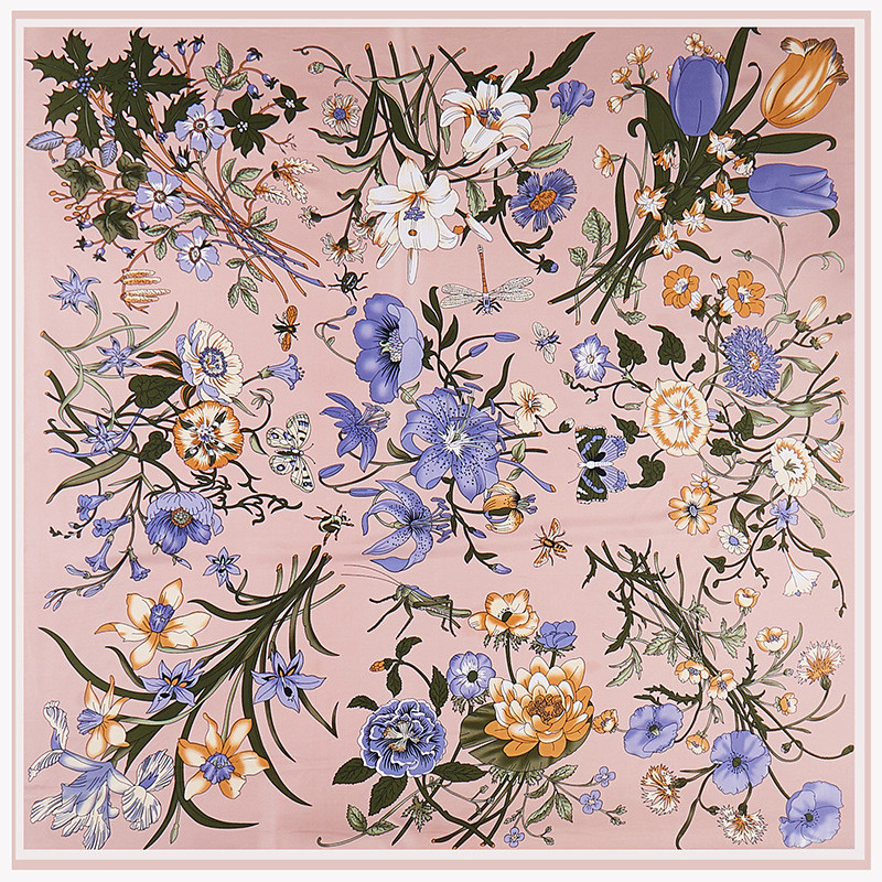 POBING Twill Silk Scarf Women  - Face Scarf Mask review and price