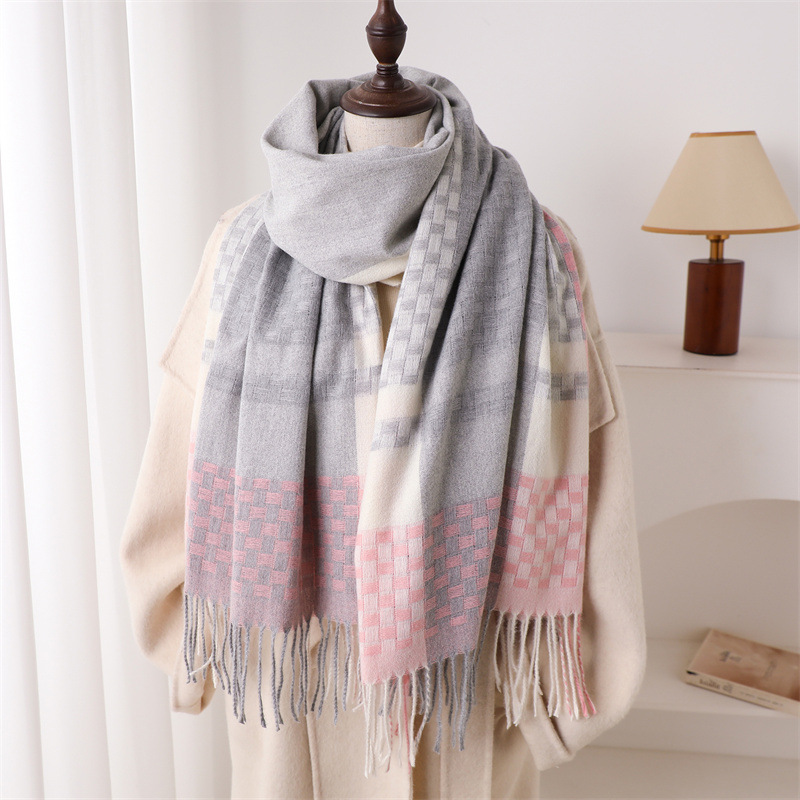 Luxury Brand Cashmere Women Pl - Woven Scarf Blanket review and price