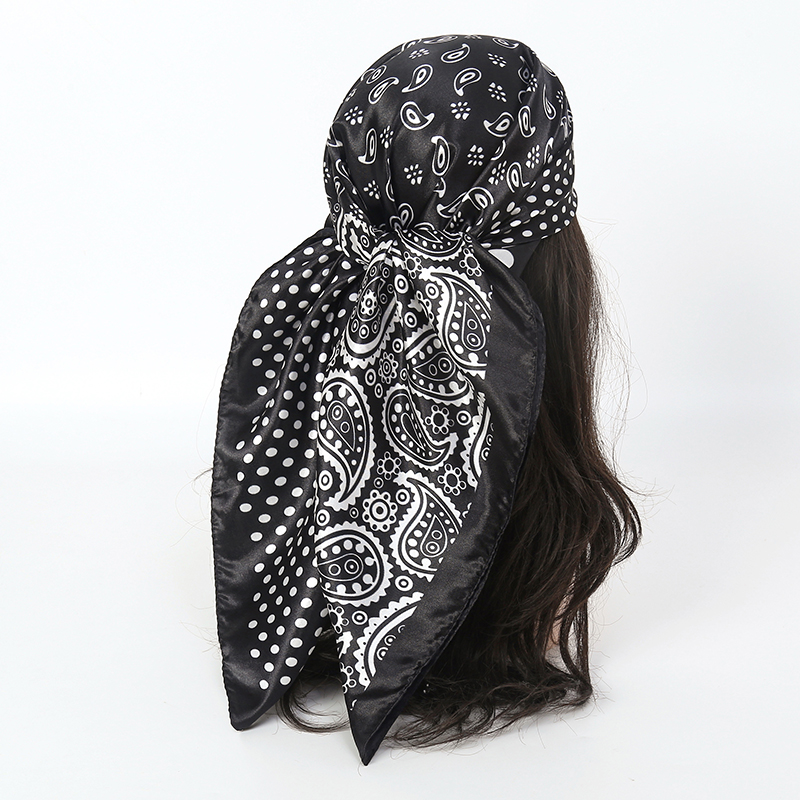 Handkerchiefs Hair Silk Scarf  - Scarf Silk Square review and price