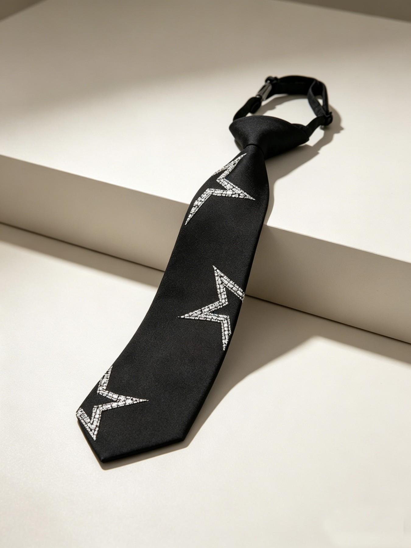 Pre-Tied Star Sequin Tie, Adju - Bow Tie Pre Tied review and price