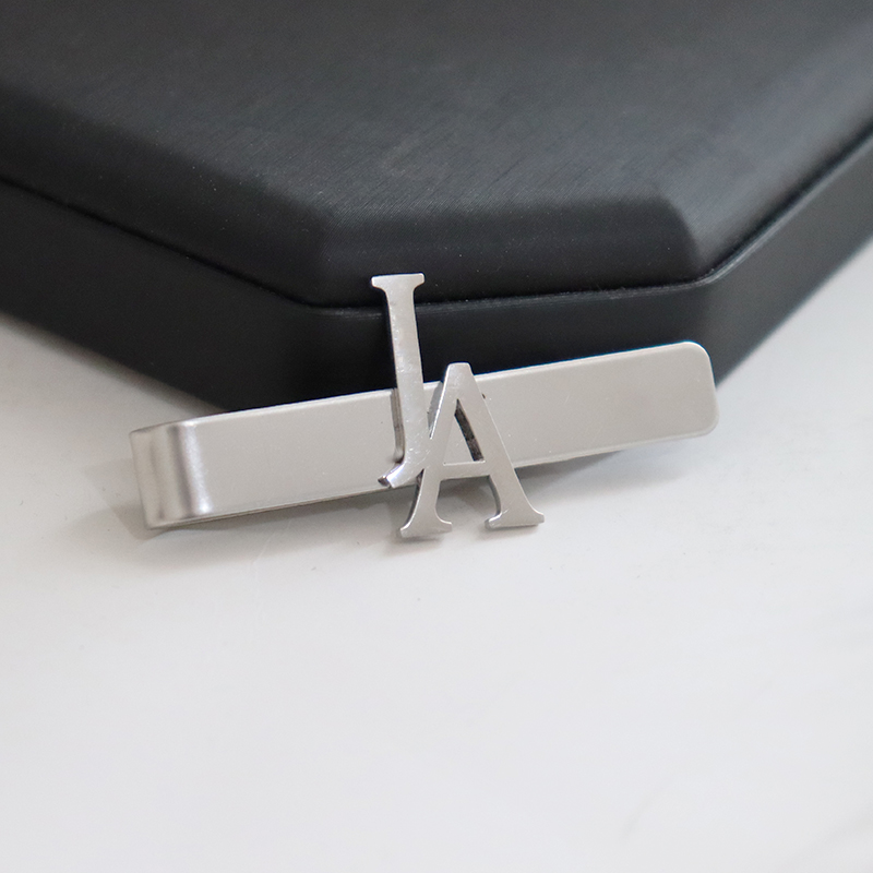 DIY Letter Name Pattern 4.8*0. - Tie Clip Silver review and price